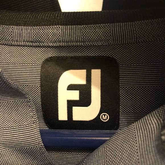 FJ foot joy grey golf polo shirt - Picture 5 of 11